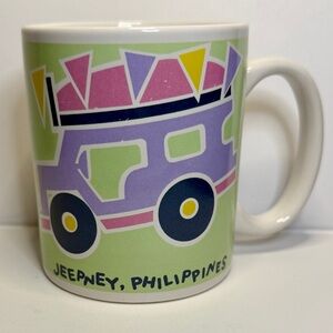 12oz Colorful Philippines Jeepney Mug - NWOT